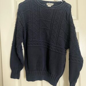 women's navy blue sweater Banana Republic